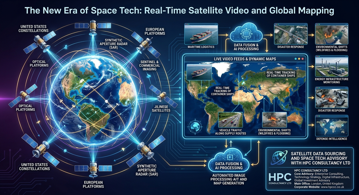 Real-Time Satellite Video and Global Mapping Indonesia