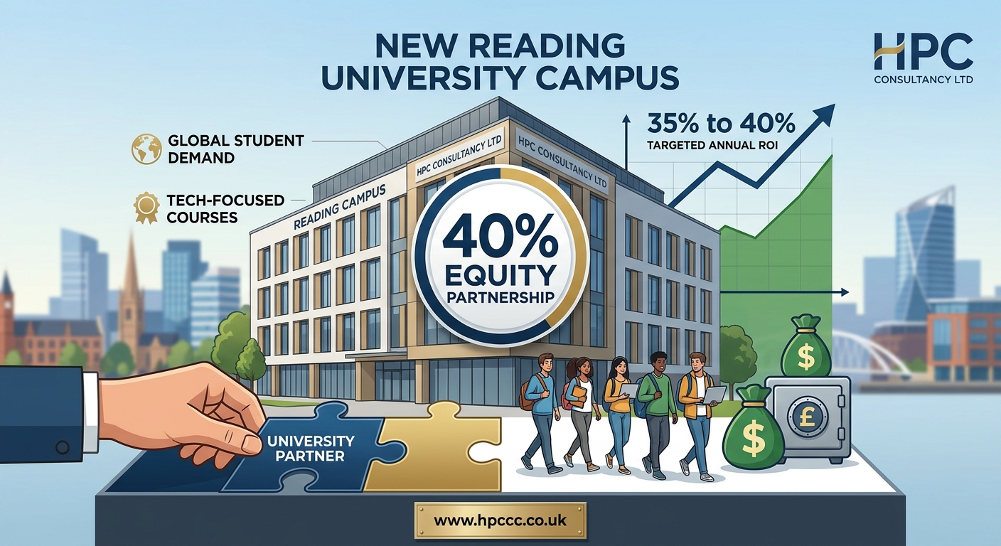 40% Equity Partnership in New Reading University Campus, seeking Indonesia Investor